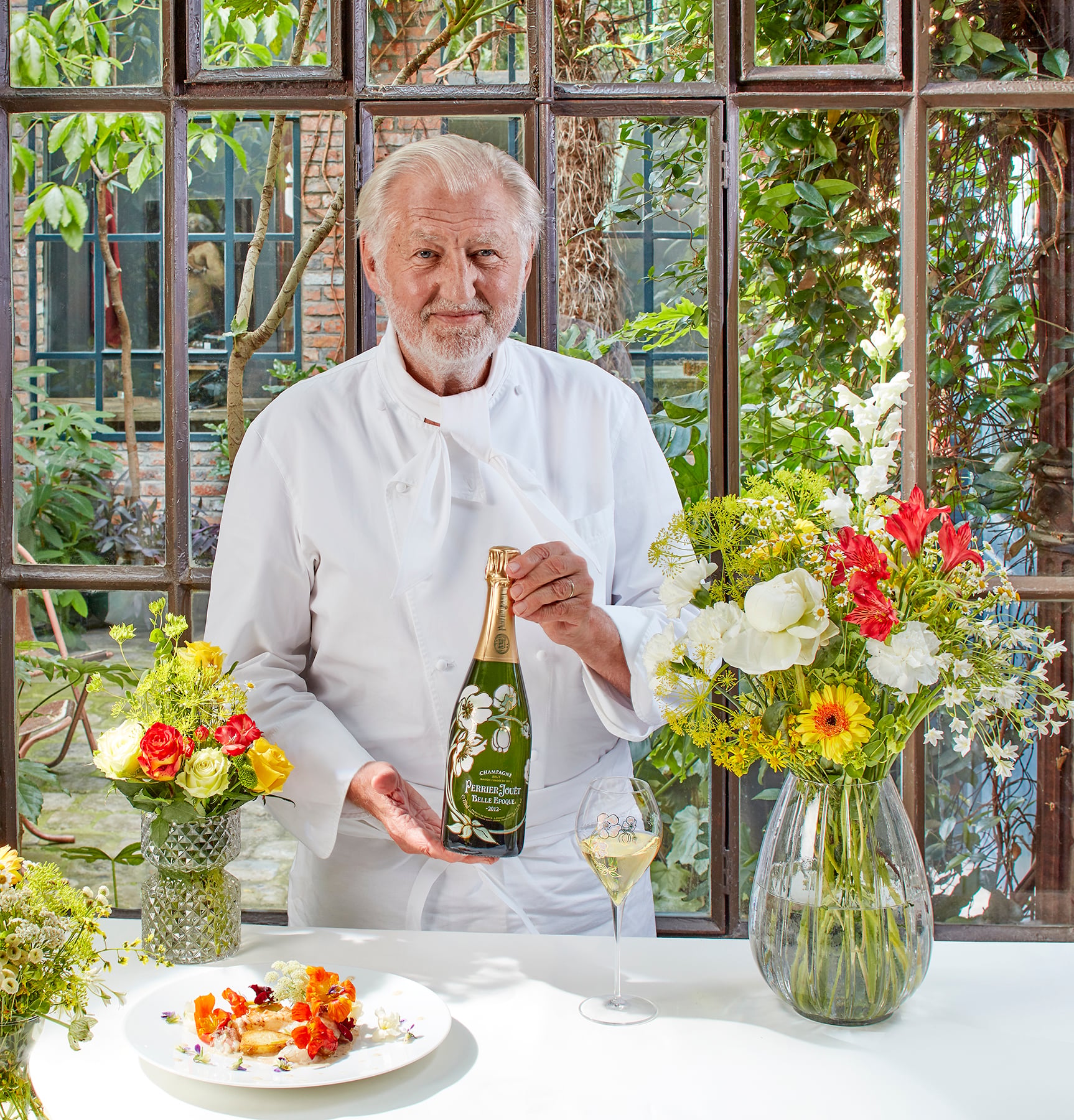PIERRE GAGNAIRE’S Langoustines In Vanilla, Rhubarb Fondue And Noirmoutier Potatoes RECIPE & PERRIER-JOUËT BELLE ÉPOQUE 2012