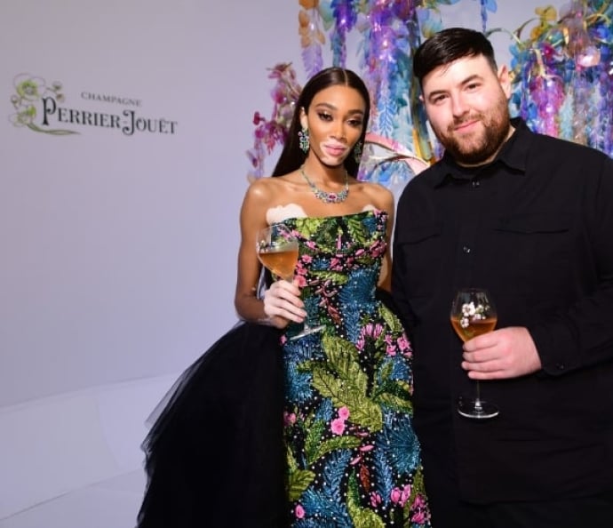 Winnie Harlow and Richard Quinn