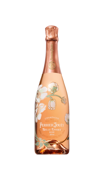 A bottle of Perrier-Jouët Belle Epoque Rose 2014